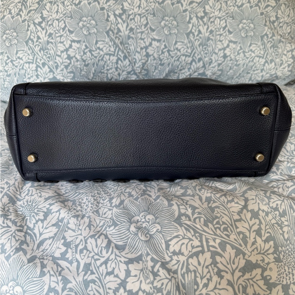 Coach Navy Studded Edie Bag - Picture 9 of 11